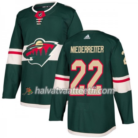 Miesten NHL Minnesota Wild Pelipaita Nino Niederreiter 22 Adidas 2017-2018 Vihreä Authentic Miesten NHL Minnesota Wild Pelipaita Nino Niederreiter 22 Adidas 2017-2018 Vihreä Authentic
